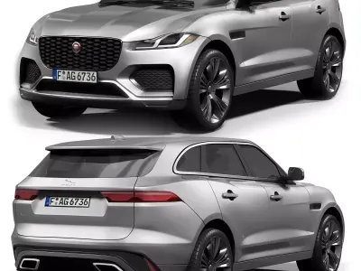 Jaguar F Pace 3D model