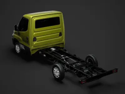 Iveco Daily Single Cab L2 Chassis 2014 3D model