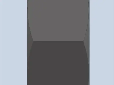 Hexagonal Nut M5 3D model