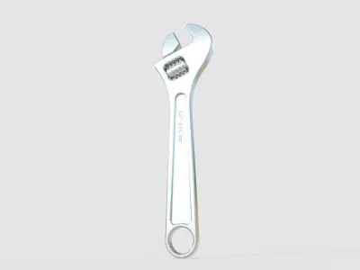 Wrench - 250 Low-poly 3D model