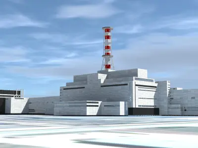 Chernobyl Nuclear Power Plant Free 3D model