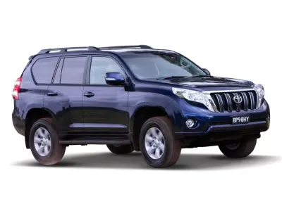 Animated Car Toyota Prado 3D model