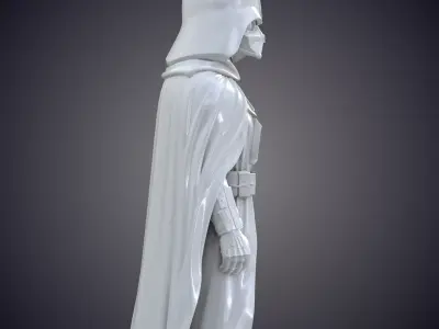 Dark Lord Vader Sci-Fi Villain Miniature PM-493 3D print model
