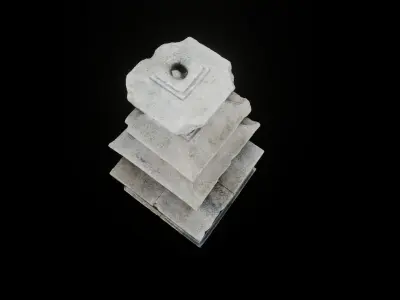 Korean Traditional Pagoda SeokTop 3D model