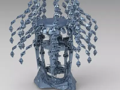 Jelly Fish Sci fi array 7  3D model