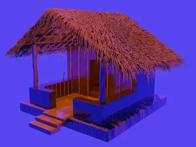  Sri Lankan Ancient House - 3D Model 3D model