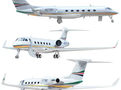 Aircraft G400 3D model