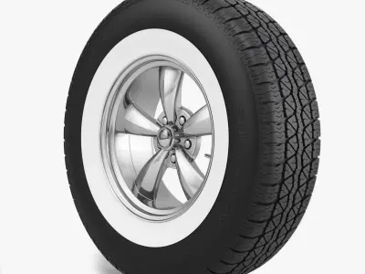 Bullit Wheel Tire BFGoodrich 3D model