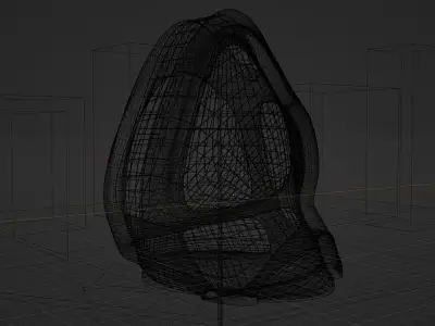 City Build futuristic Exterior Concept Scene 3D model Free 3D model