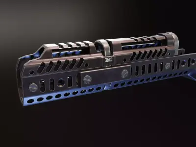 Zenitco Sport 1 Handguard Low-poly 3D model