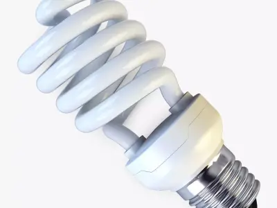 Fluorescent lamp v 1 3D model