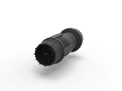 Jet engine 2 3D print model