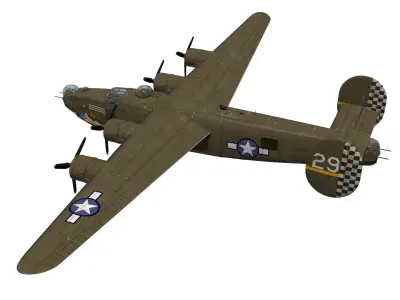 consolidated B24J liberator 3D model