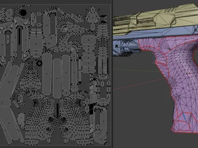 Modern Gun 2 3D model