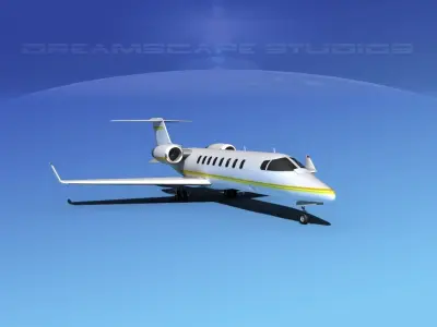 LearJet 45 V12 3D model