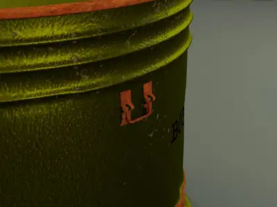 Large Air Filters for shelter vent Low-poly 3D model