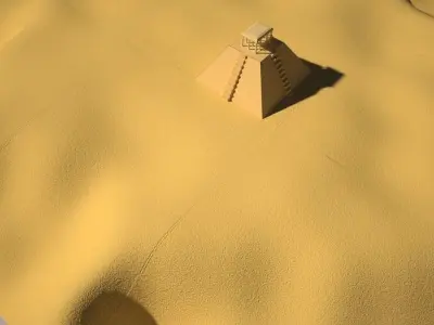 Historic Pyramid Temple 3D model