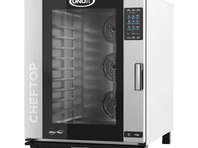 Commercial combi oven Unox CHEFTOP 3D model