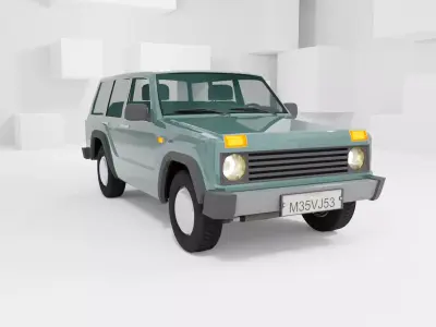 4x4 car 3D model