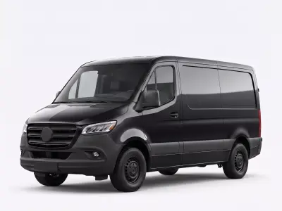 Mercedes-Benz Sprinter Cargo Van Low-poly 3D model