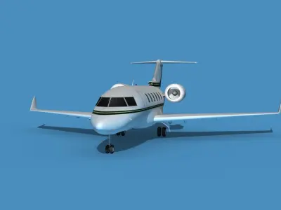 Bombardier CL604 Challenger V11 3D model