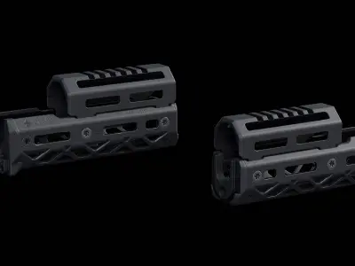 CRC 1U040 KPYK AK Short Handguard Low-poly 3D model