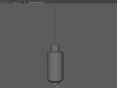Lantern Free low-poly 3D model