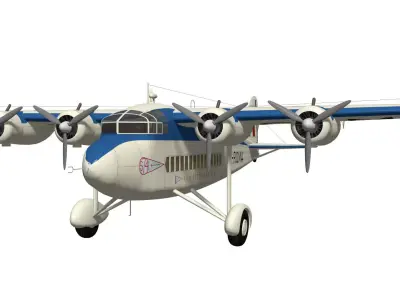 savoia marchetti S74 3D model