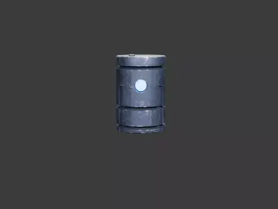 Sci-Fi EMP Grenade - Game Ready PBR Low-poly 3D model