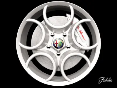 Alfa 8C rim 3D model
