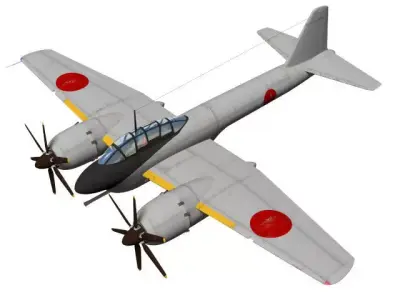 kugisho ki-93 3D model