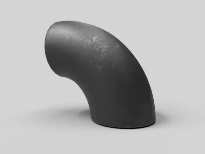 Elbow Pipe Long Radius 1 inch 3D model