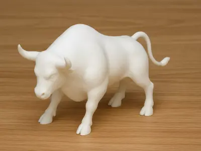 Bull Animal  Low-poly 3D model