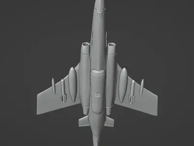 Blackburn Buccaneer S2B 3D print model