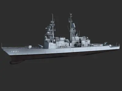 KeeLung Class Destroyer 3D model