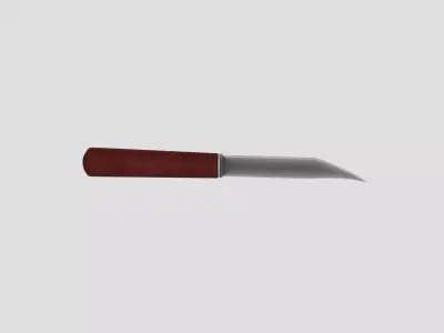 Simple Knife Low-poly 3D model
