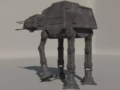 Star Wars AT-AT Low-poly 3D model