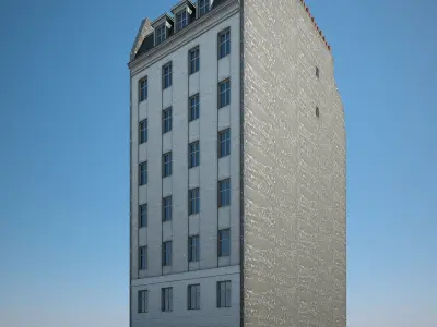 Old Building XXI 3D model