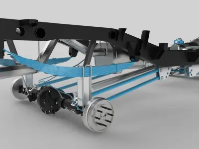 BulletProof LiftKIT 12 Inch Replica Low-poly 3D model