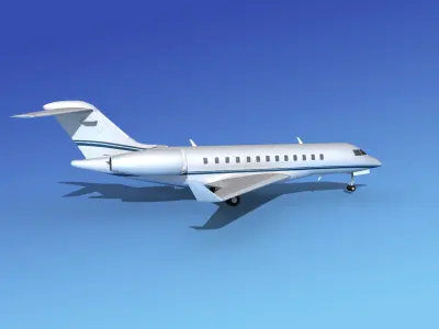 Global Express XRS V03 3D model