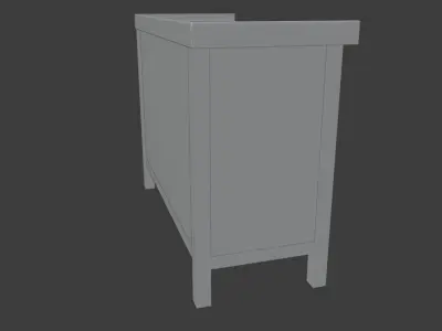 Jewelry Bench 3D model
