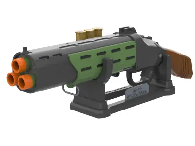 SG-22 Bushwhacker - Helldivers 2 - STL OBJ CAD - Commercial Use 3D print model