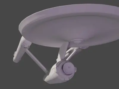 USS NCC 1701 Enterprise 3D print model