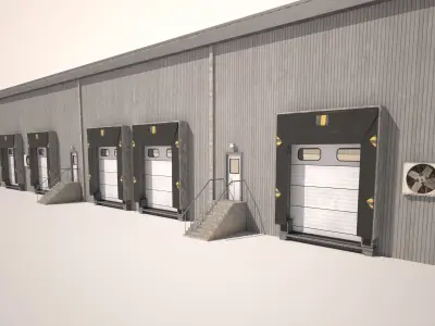 Cargo Building 7 3D model