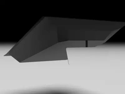 Car Front Mirror 3D model