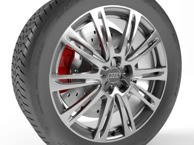 Audi A8 Wheel 3D model