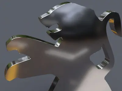 Peugeot Logo Free 3D model