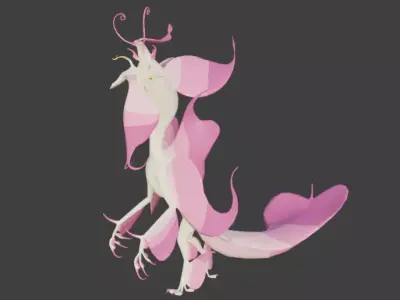 Orchid monster 3D model