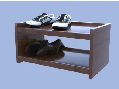 shoemaker bedside table 3D model
