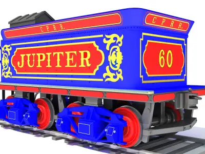 Train Tender 3D model